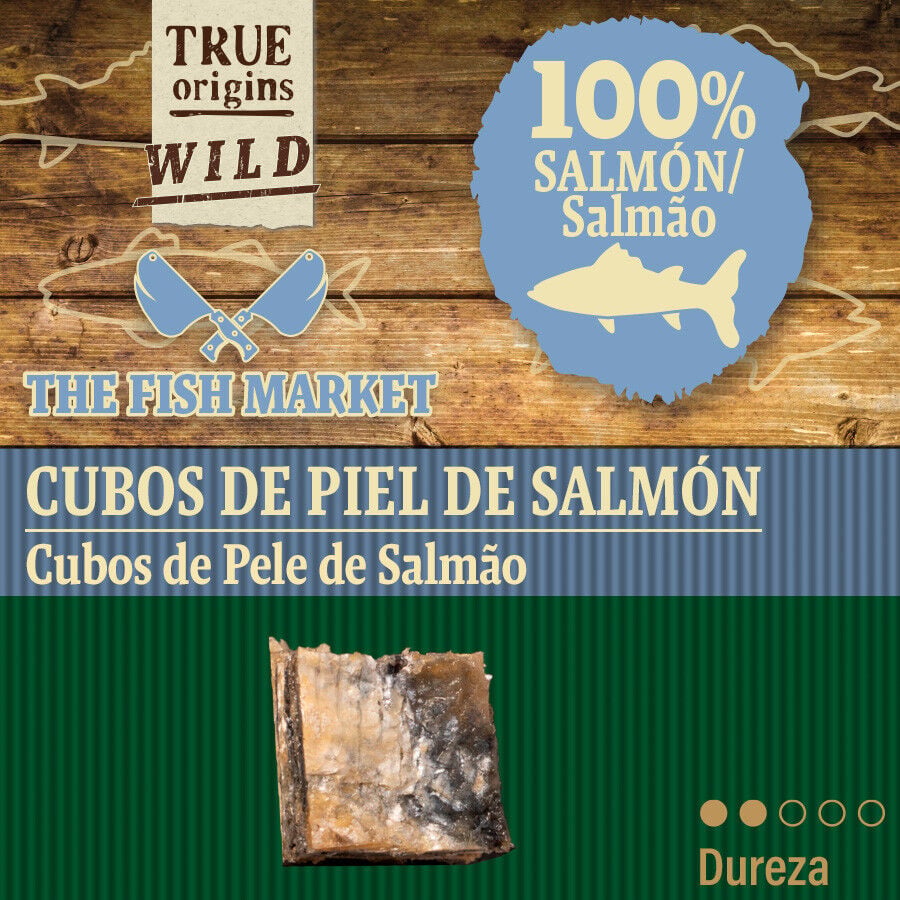 70 g. True Origins Cubos Piel de Salm&oacute;n Snack para perros, , large Imagen numero 4