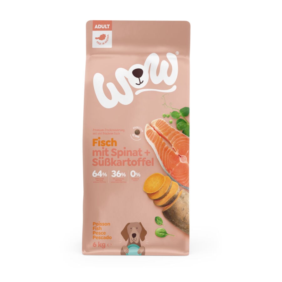 6 kg Wow Adulto Pescado pienso para perros, , large Imagen numero 1