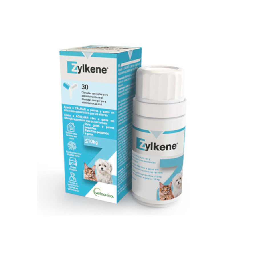 Vetoquinol Zylkene suplemento natural calmante en c&aacute;psulas para perros y gatos, , large Imagen numero 1