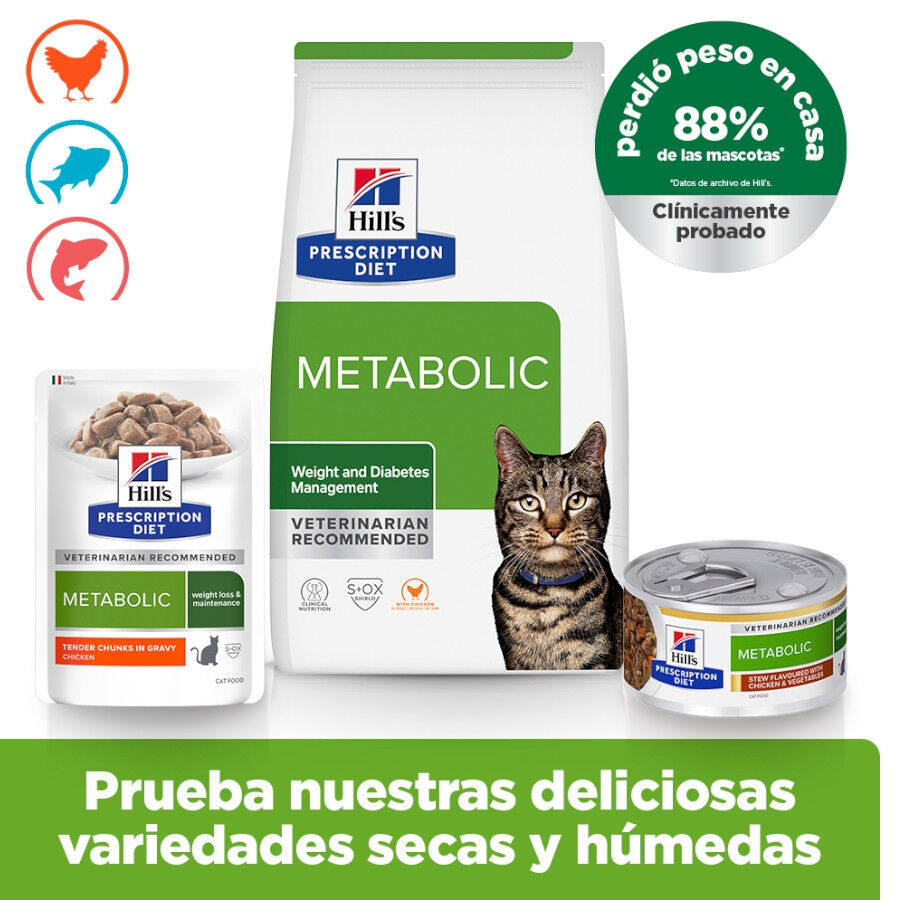 12 kg Hill's Prescription Diet Metabolic pienso para gatos, , large indicador imagen numero 9