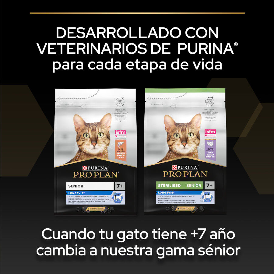 3 kg Pro Plan Adult OptiDerma Salm&oacute;n pienso para gatos, , large indicador imagen numero 7