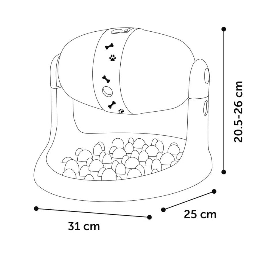 Flamingo dispensador de snacks para mascotas, , large indicador imagen numero 8