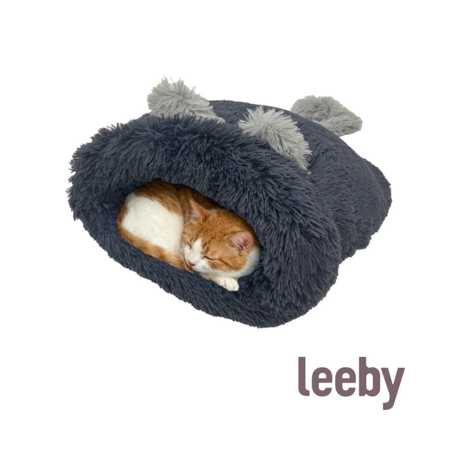 Leeby Cama Saco con Oreja y Cola Gris para gatos, , large indicador imagen numero 2