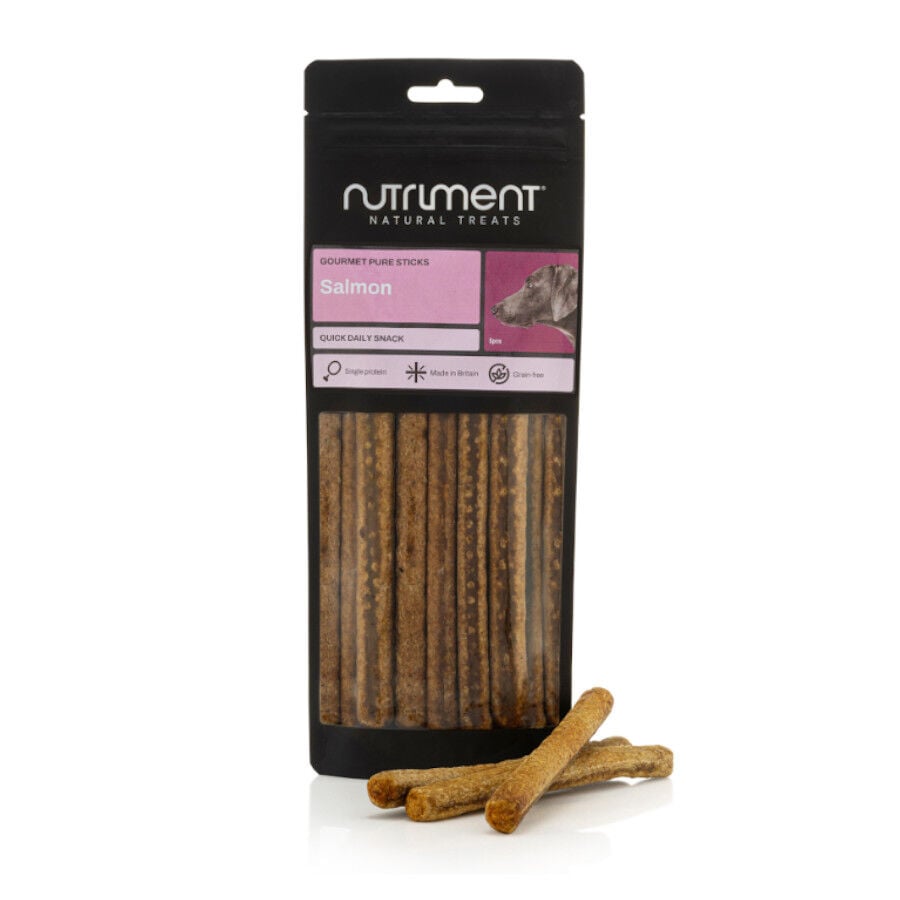 80 g Nutriment Barrita Salm&oacute;n Snack para perros, , large Imagen numero 1