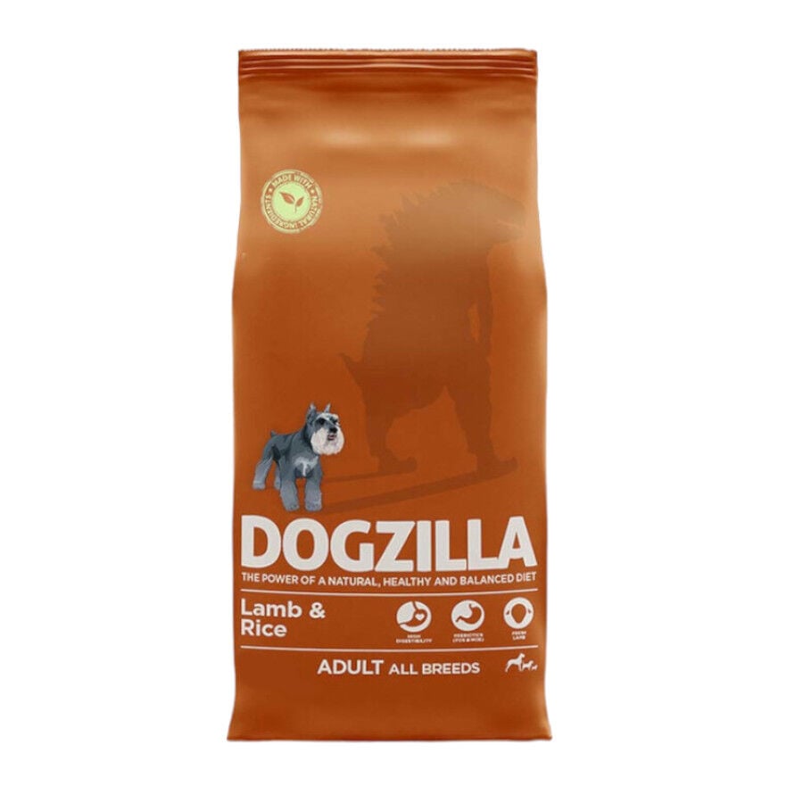 12 kg Dogzilla Adult Cordero y Arroz para perros, , large indicador imagen numero 1