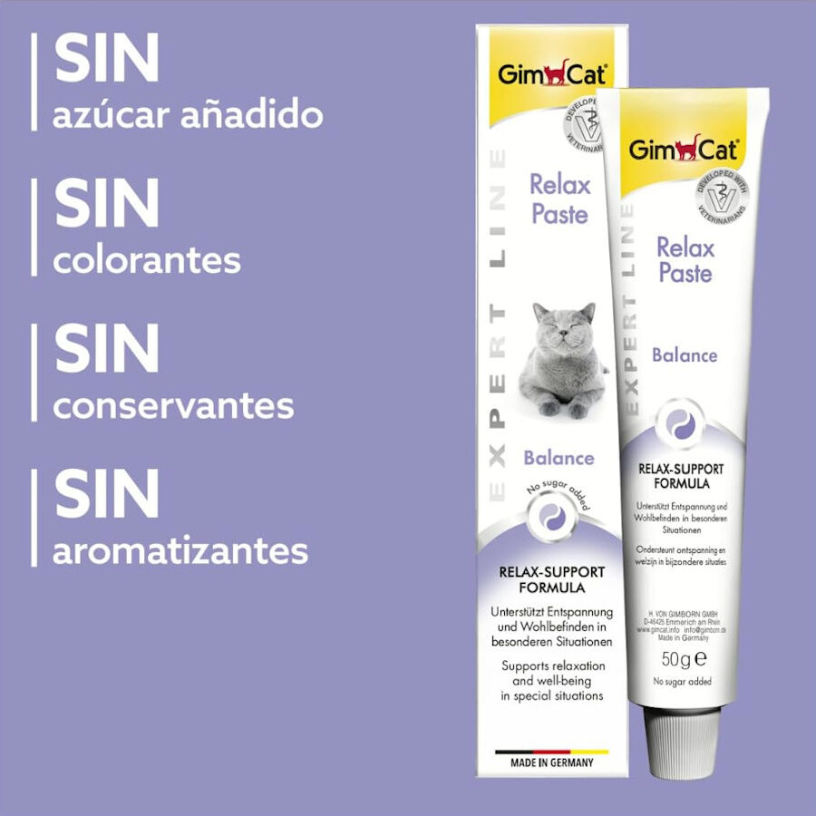 50 g GimCat Relax Pasta Tranquilizante para gatos, , large Imagen numero 4