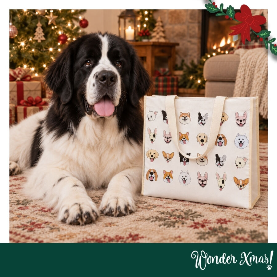Wonder Christmas Tote Bag Guau para perros, , large indicador imagen numero 2