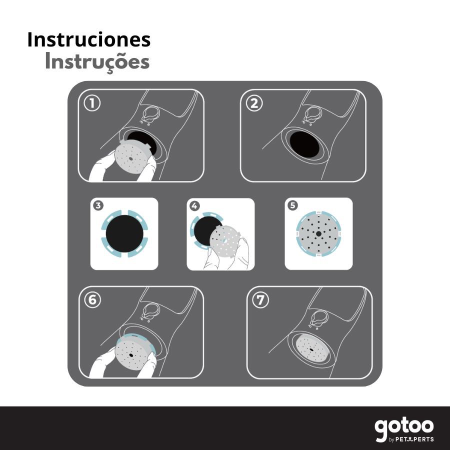 Gotoo Filtro Botella 2 en 1 para perros y gatos, , large indicador imagen numero 6