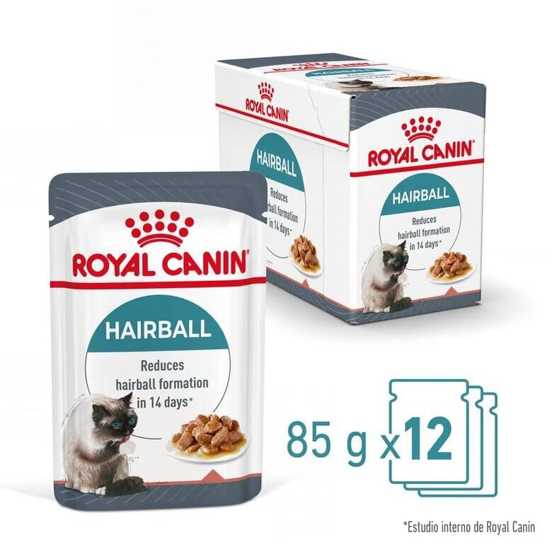 85 g Royal Canin Hairball sobre en salsa para gatos, , large indicador imagen numero 7