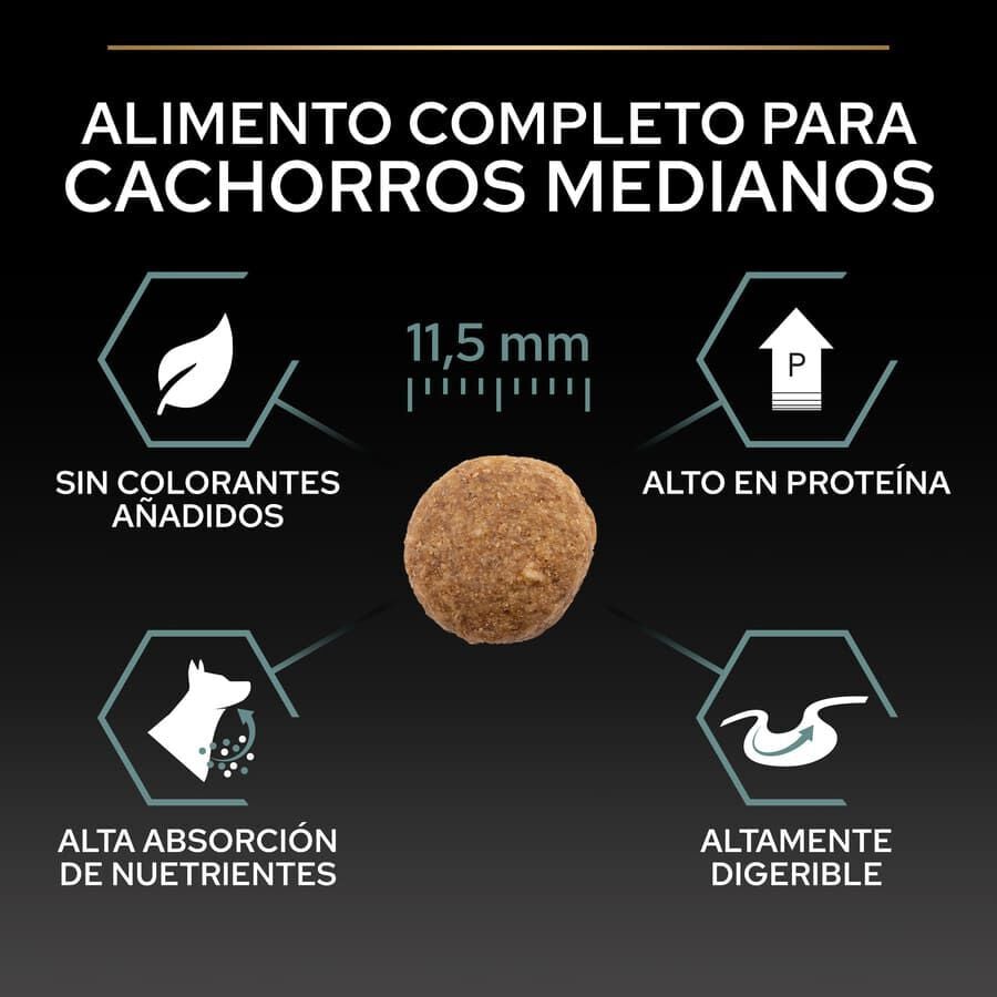 12 kg Pro Plan Puppy  Medium Digesti&oacute;n Cordero pienso para perros, , large indicador imagen numero 6
