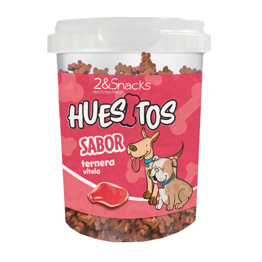 300 g 2&Snacks Huesitos de Ternera para perros, , large indicador imagen numero 1