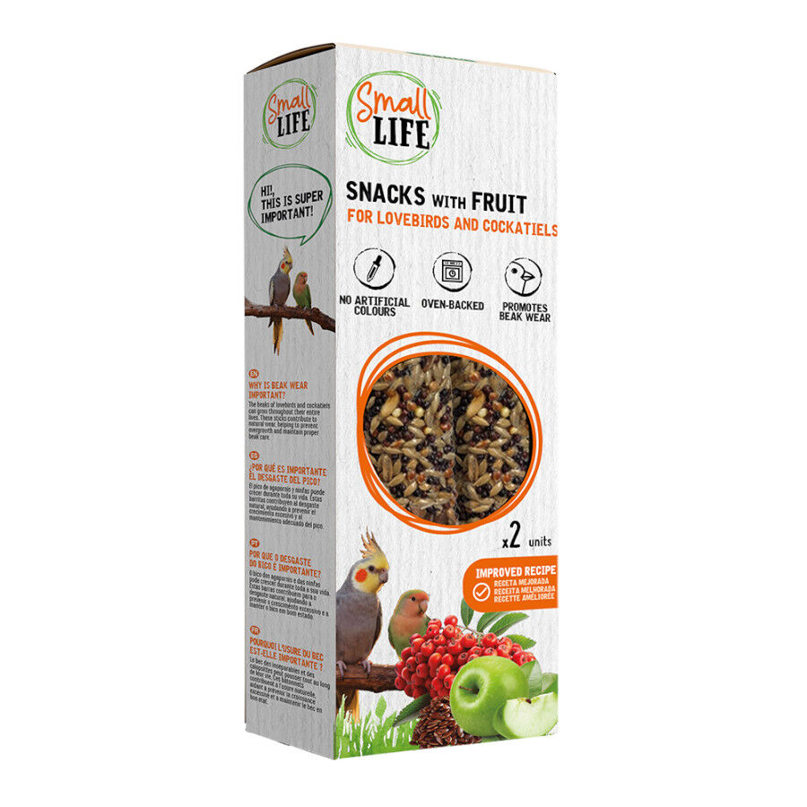 2 barritas Small Life Barritas Snack con Fruta para agapornis y ninfas, , large Imagen numero 1