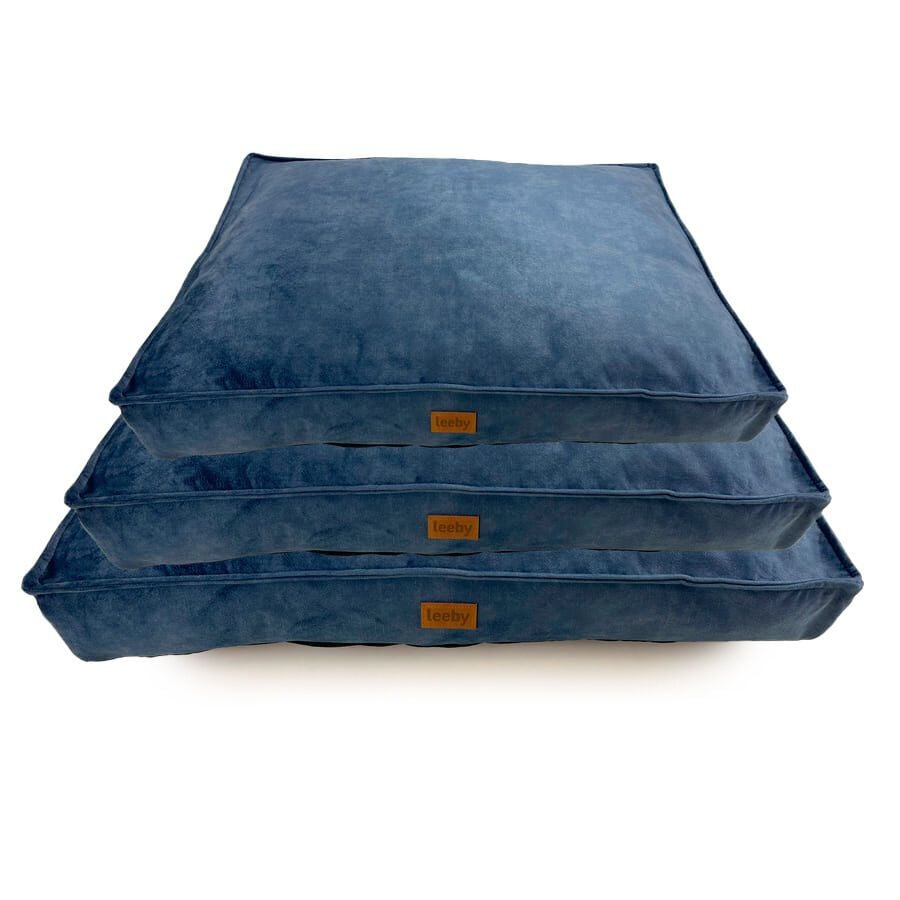 Leeby Colchoneta Impermeable y Desenfundable Azul Marino para perros, , large indicador imagen numero 3