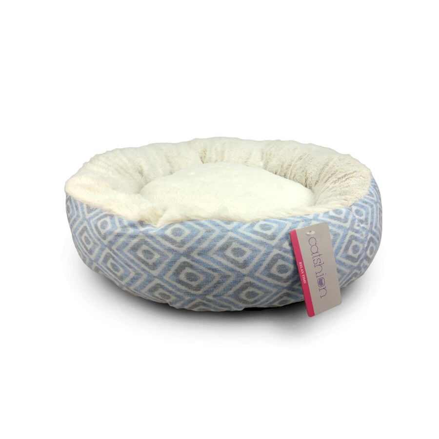 Catshion Geometric Azul cama para gatos, , large Imagen numero 1