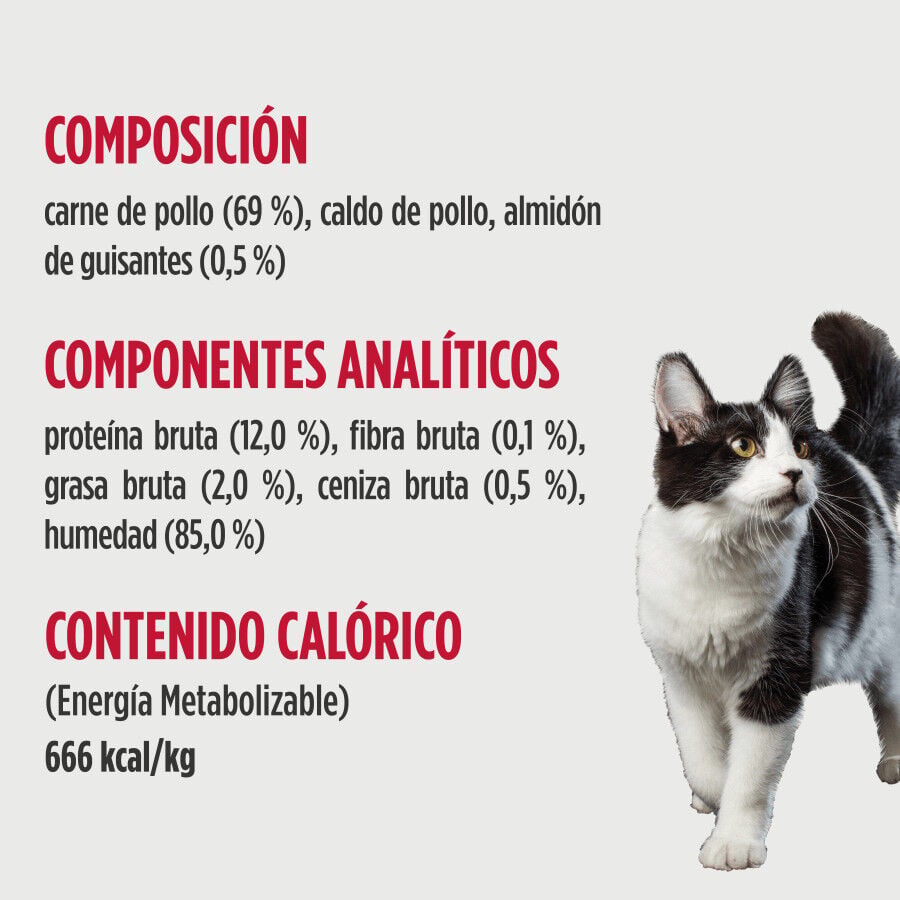 79 g Nulo Pollo en Caldo Sobres para gatos, , large indicador imagen numero 4