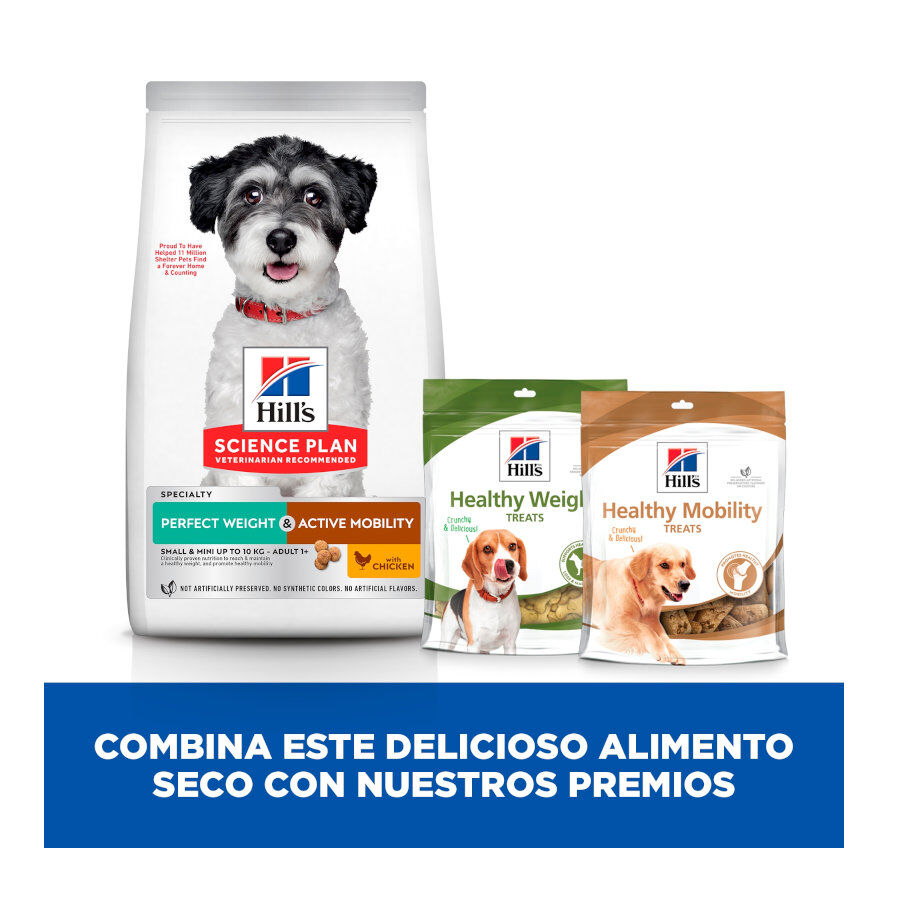 6 kg Hill's Science Plan Perfect Weight y Active Mobility Small y Mini Pollo pienso para perros, , large indicador imagen numero 8