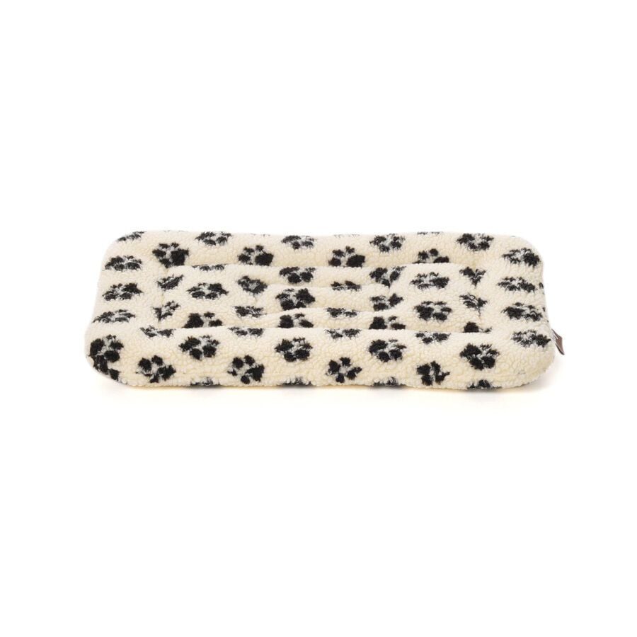 Leeby Colchoneta Suave con Estampado de Huellas para perros, , large Imagen numero 1