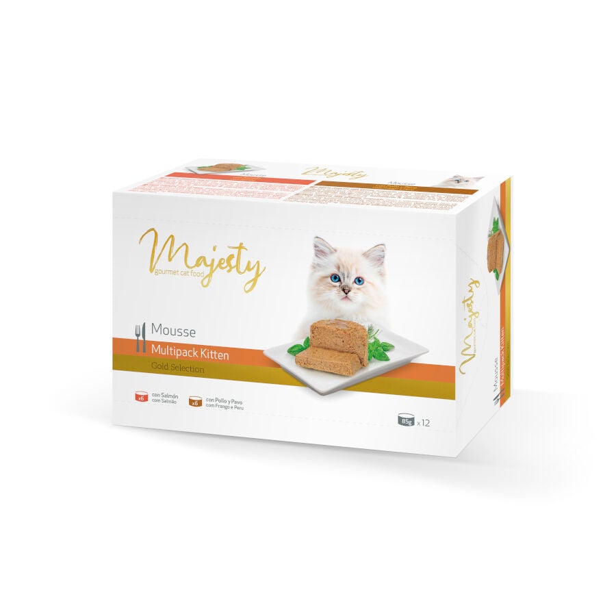 Majesty Kitten Gold Selection Mousse lata Imagen numero 1