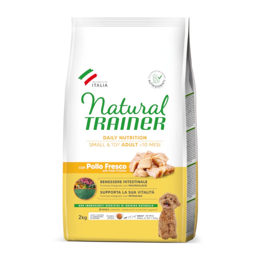Natural Trainer Adult Small&Toy Pollo pienso para perros