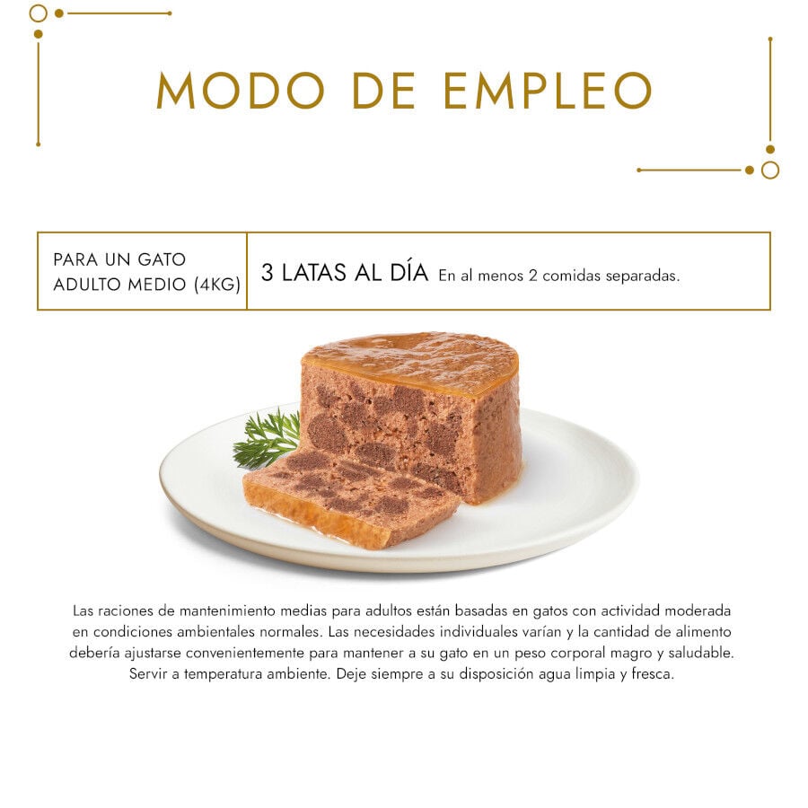 8 latas x 85 g Gourmet Gold Terrine de Carnes lata para gatos, , large indicador imagen numero 2