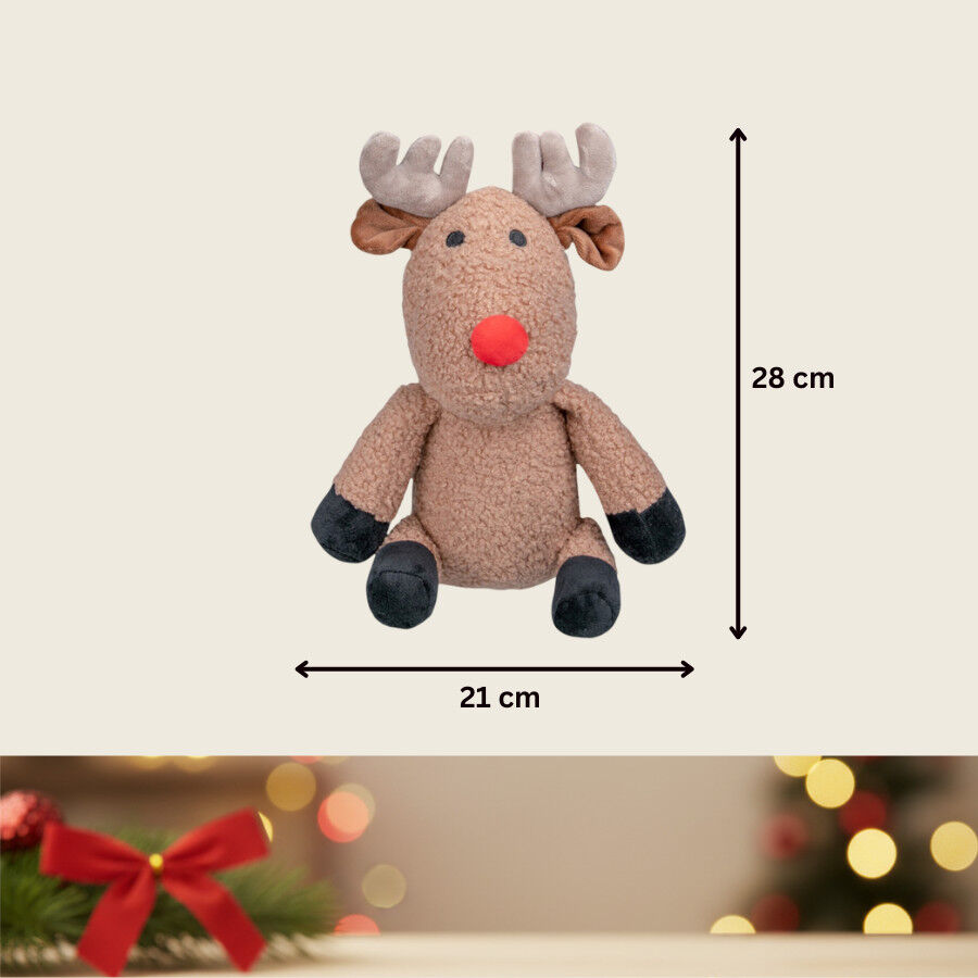 Wonder Christmas Peluche Reno Navide&ntilde;o para perros, , large indicador imagen numero 4