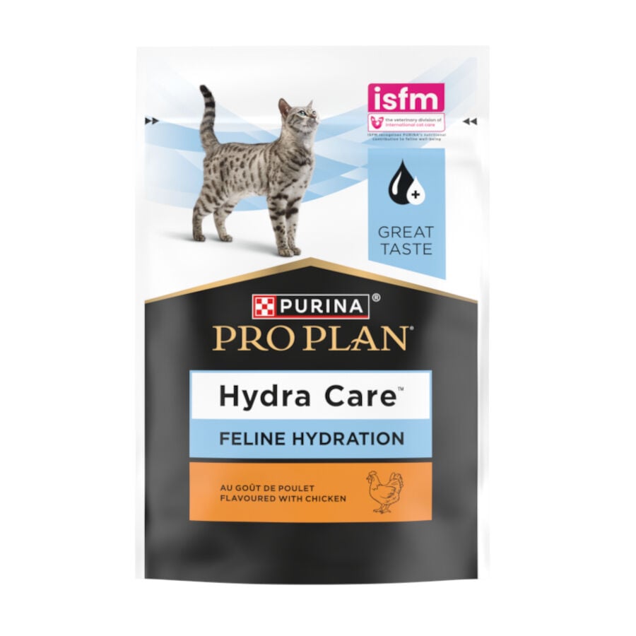 10 sobres x 75 g Pro Plan Veterinary diets Hydra Care Pollo suplemento para gatos, , large Imagen numero 2