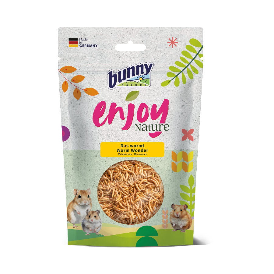 Bunny Enjoy Nature Worm Wonder para conejos enanos y peque&ntilde;os mam&iacute;feros