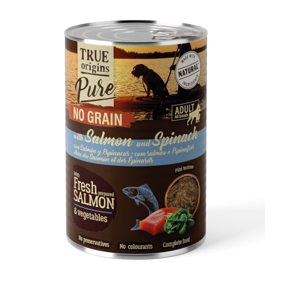 400 g True Origins Pure Salm&oacute;n lata para Perros, , large indicador imagen numero 1