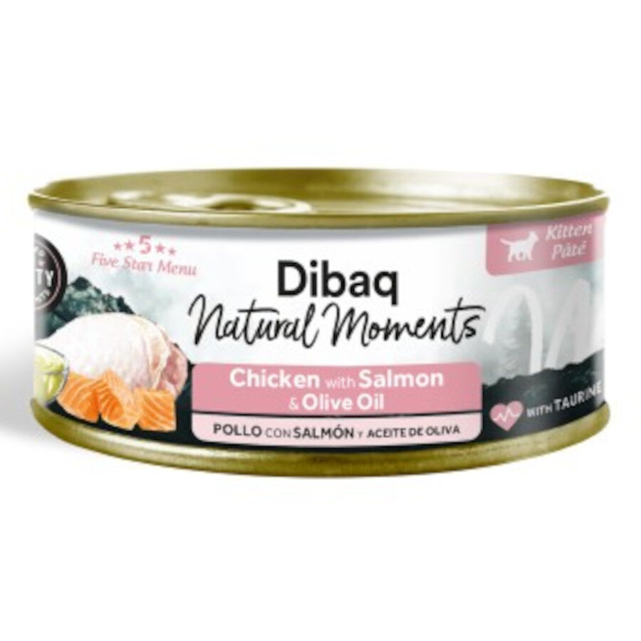 Dibaq Natural Moments Lata Pollo con Salm&oacute;n para gatito