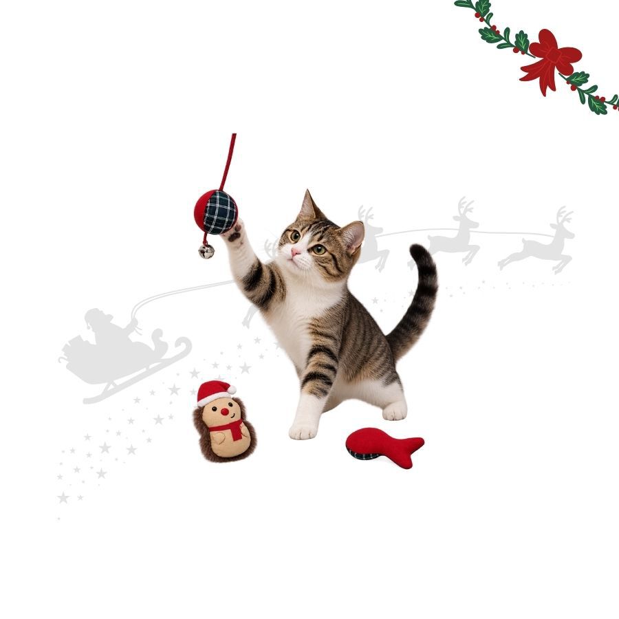 Wonder Christmas Set Erizos Juguete para gatos, , large Imagen numero 1