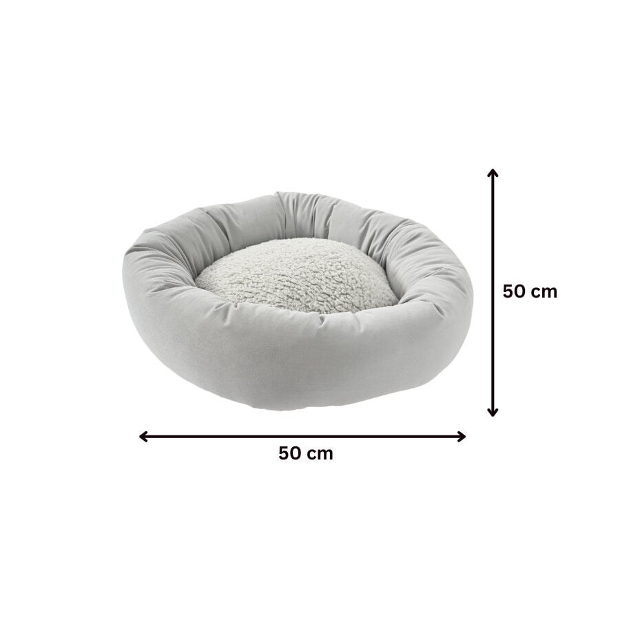 Leeby Cama Donut Gris para gatos, , large indicador imagen numero 5