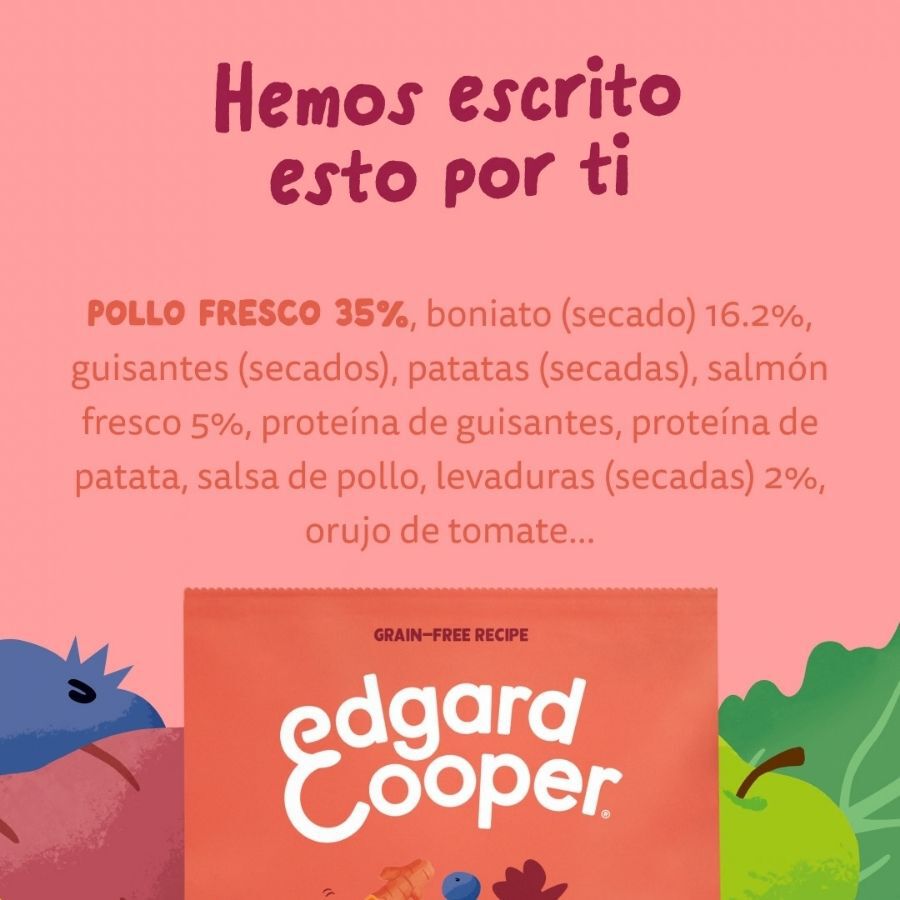 12 kg Edgard & Cooper Senior Salm&oacute;n Noruego y Pollo pienso para perros grandes, , large indicador imagen numero 4