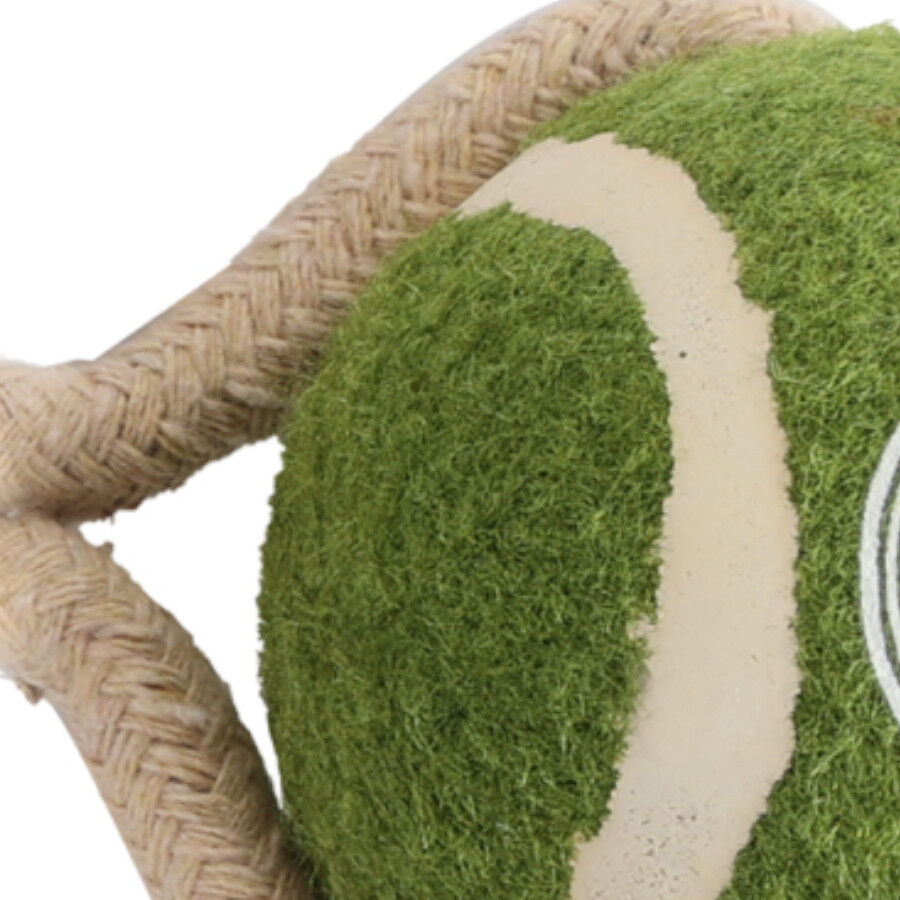 Minus One Tennis Ball Rope Double Meadow pelota para perros, , large Imagen numero 3