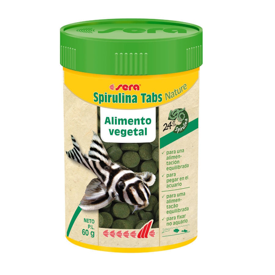 Sera Spirulina Tabs Nature alimento para peces indicador imagen numero 1