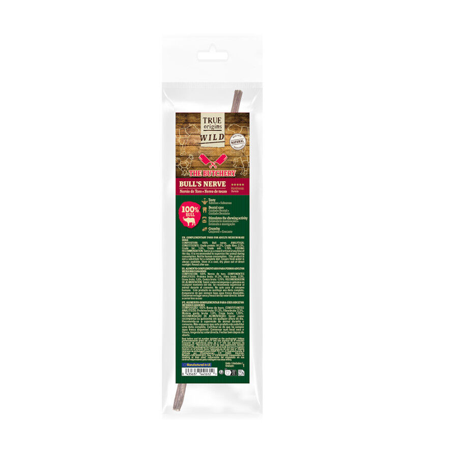 True Origins Nervio Toro Snack para perros
