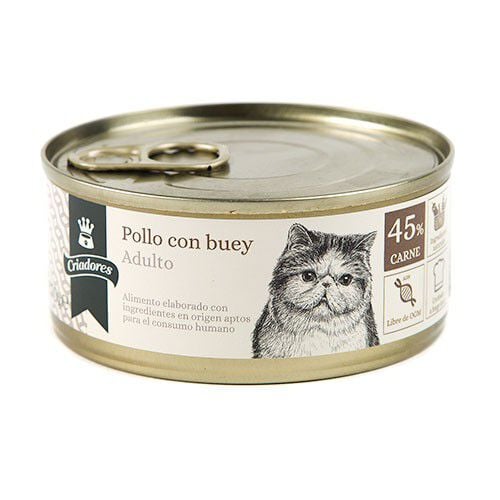 170 g Criadores Adulto Pollo y Buey lata para gatos, , large Imagen numero 1