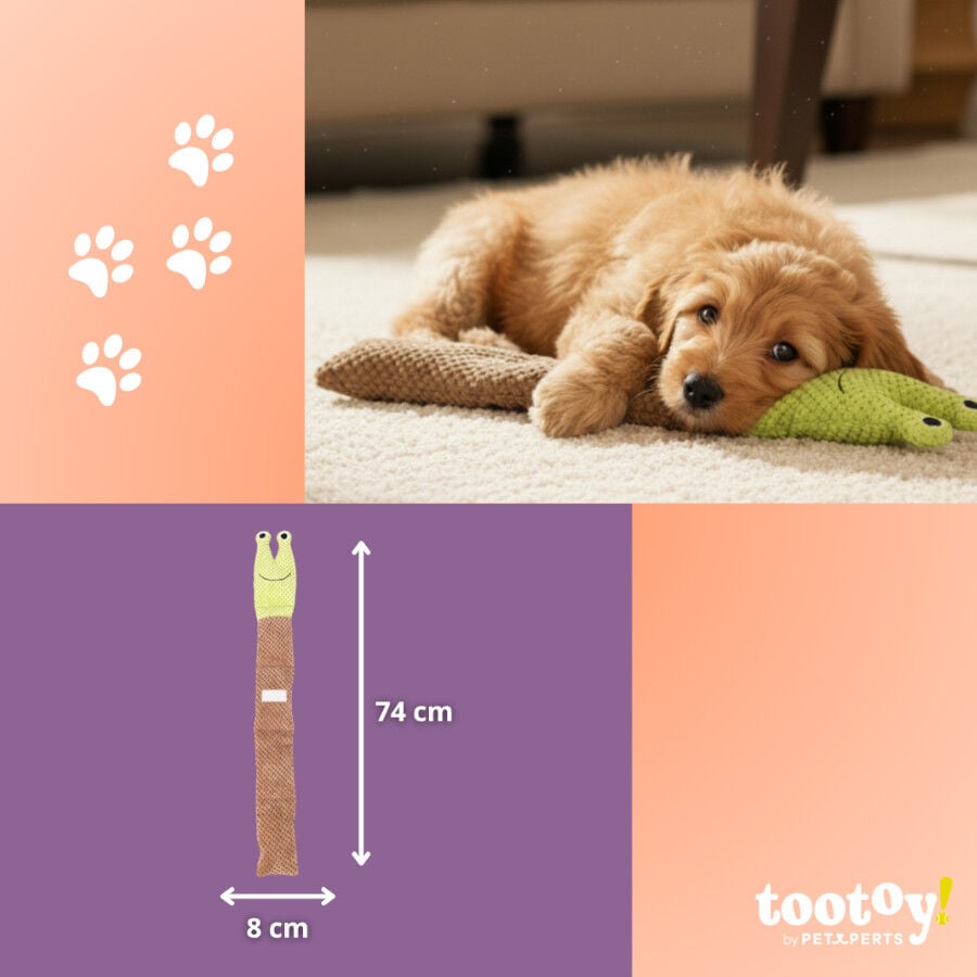 Tootoy! Caracol de Peluche Extensible con Sonido para perros, , large indicador imagen numero 4