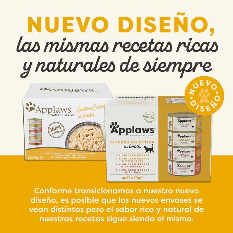 12 latas x 70 g Applaws Chicken Collection Lata para gatos, , large indicador imagen numero 2