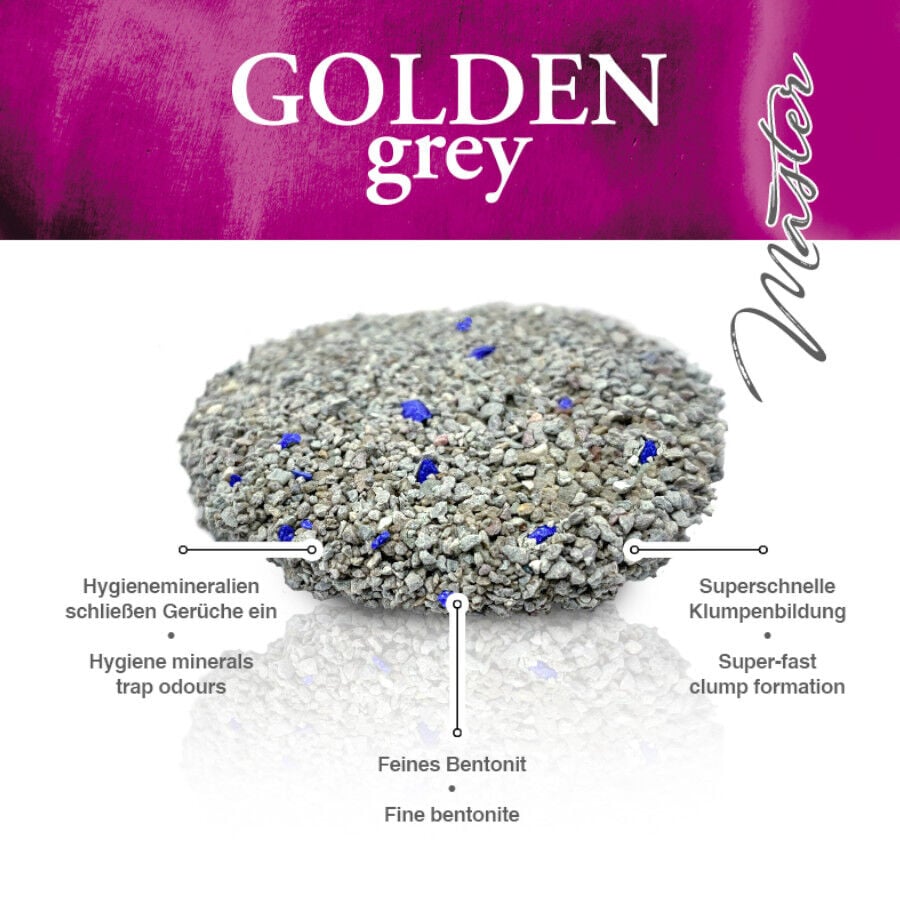 7 kg Golden Grey Master Arena Aglomerante para gatos, , large indicador imagen numero 6