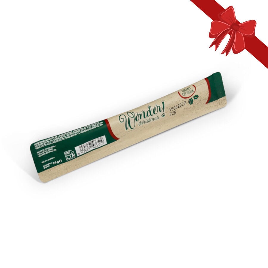 1 sobre Wonder Christmas Snack L&iacute;quido Navide&ntilde;o para gatos, , large indicador imagen numero 1