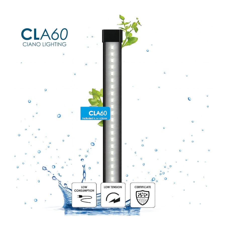 Ciano Aqua Led 60 Blanco acuario con luz led, filtro y calentador, , large indicador imagen numero 8
