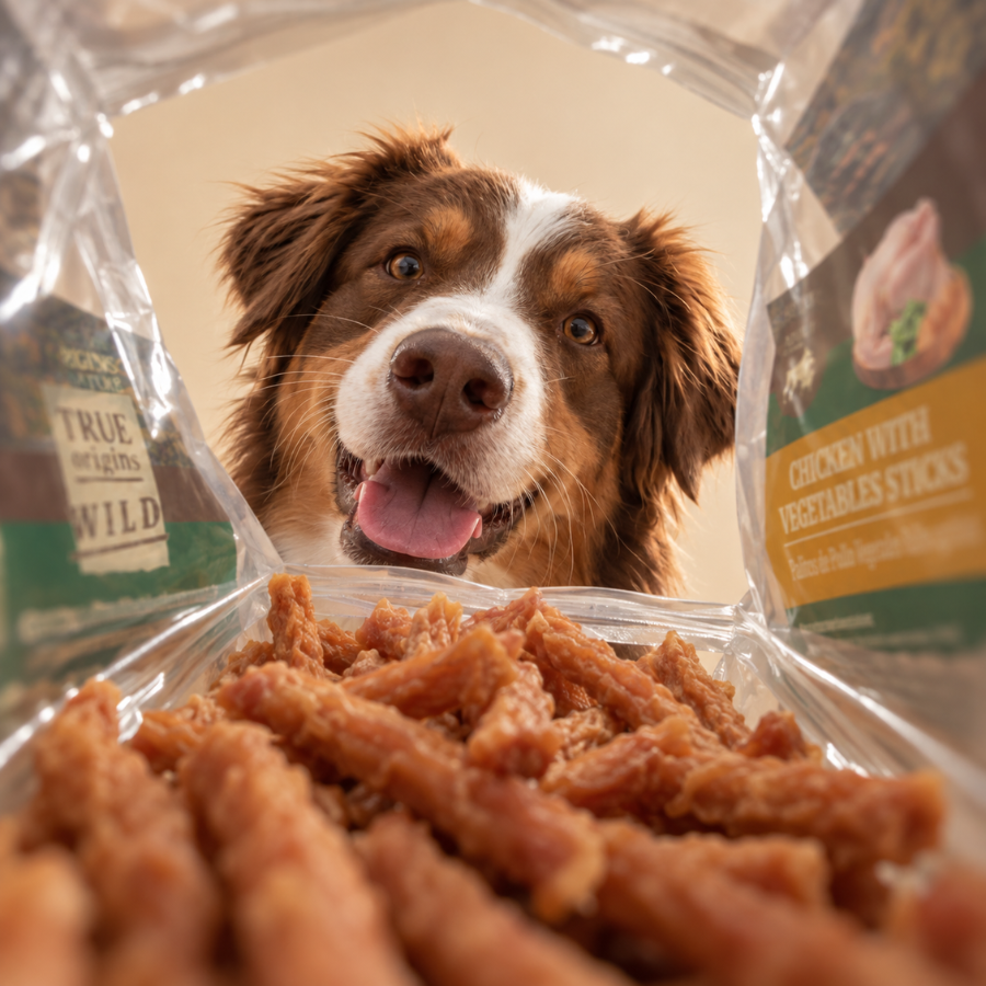 1.5 kg True Origins Wild Palitos de Pollo con Vegetales Snack para perros, , large indicador imagen numero 7