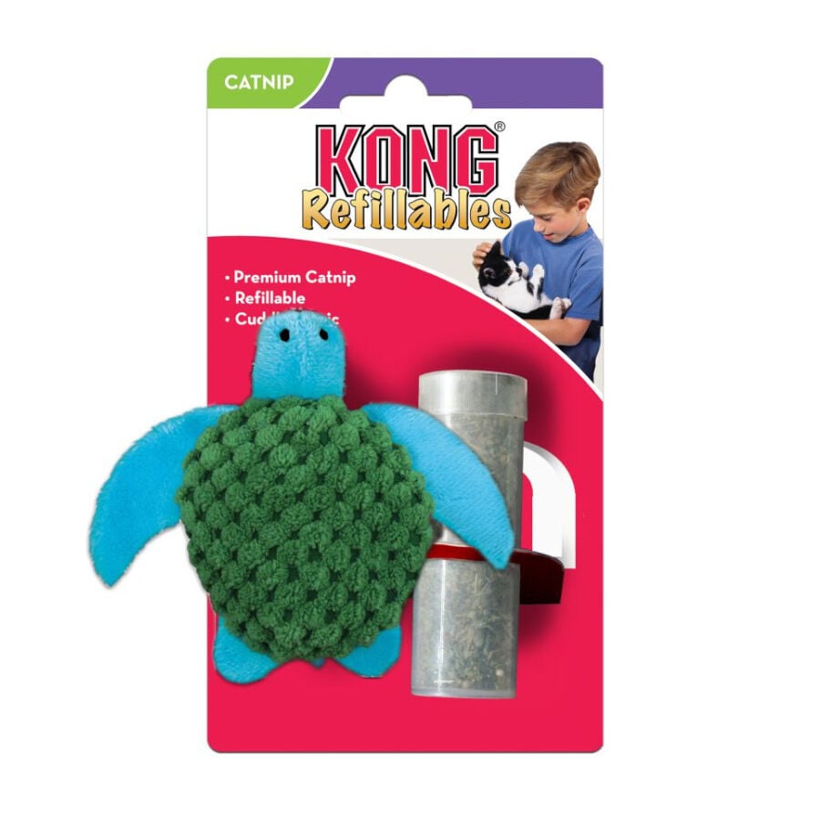 Kong Tortuga Recargable de Juguete para gatos, , large Imagen numero 1