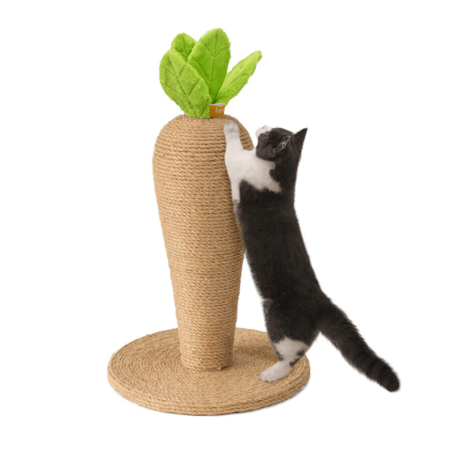 Leeby Carlos zanahoria rascador de yute para gatos, , large indicador imagen numero 3