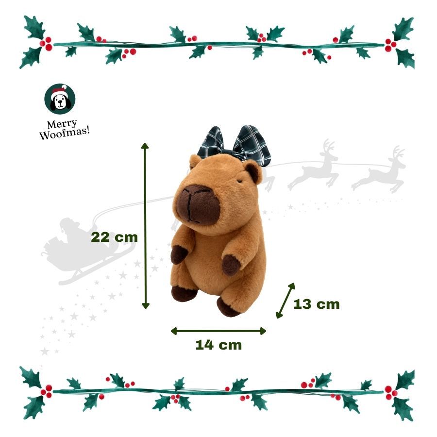 Wonder Christmas Capibara Peluche para perros, , large indicador imagen numero 3