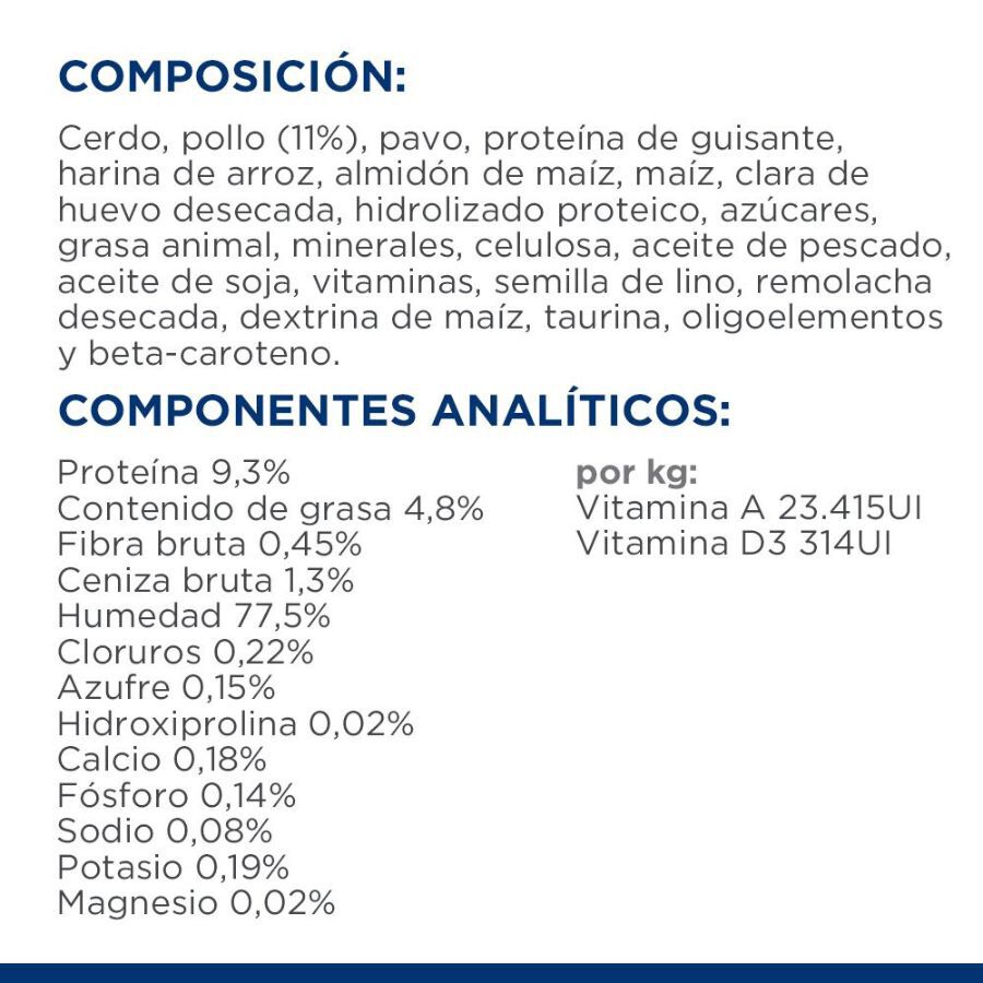 85 g Hill's Prescription Diet c/d Multicare Mousse de Pollo lata para gatos, , large indicador imagen numero 6