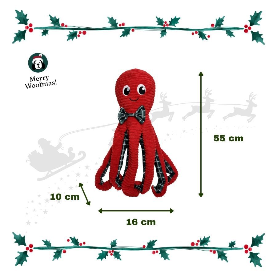 Wonder Christmas Pulpo XL Peluche para perros, , large indicador imagen numero 3