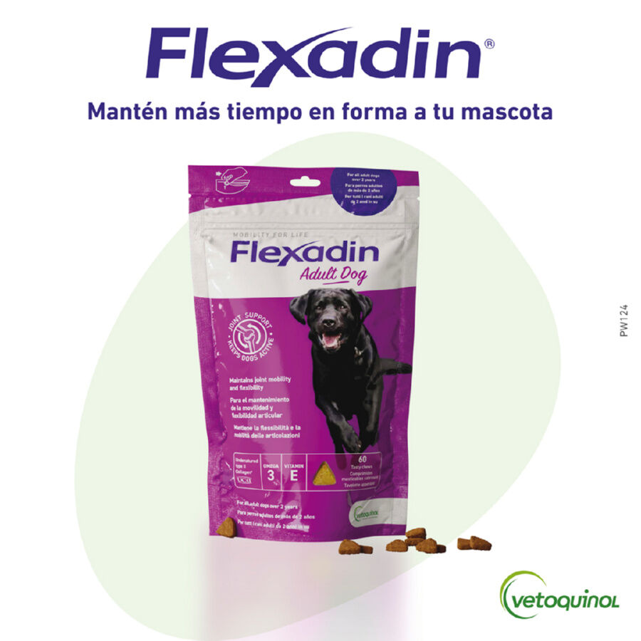 60 comprimidos Vetoquinol Flexadin Adult Condroprotector para perros, , large indicador imagen numero 1