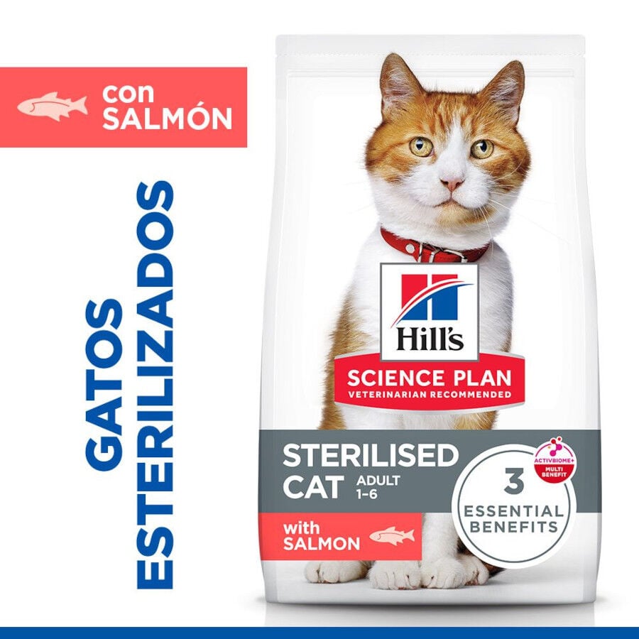 Hill's Science Plan Sterilised pienso salm&oacute;n para gatos esterilizados