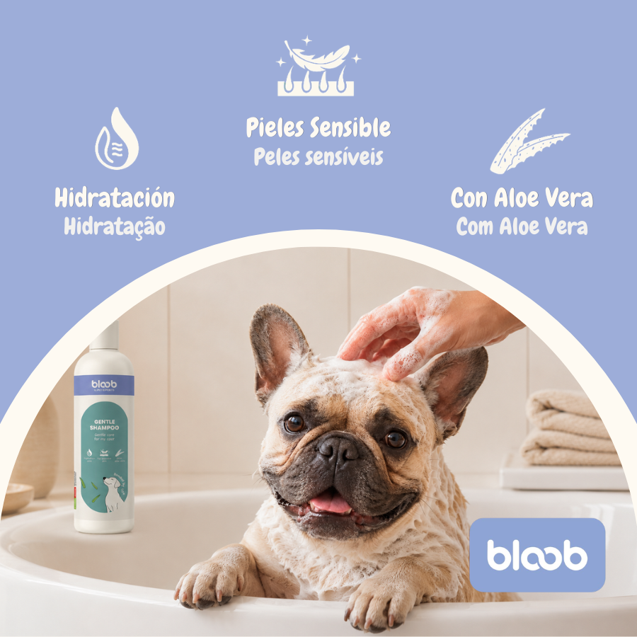 Bloob Champ&uacute; Piel Sensible Aloe Vera para perrros, , large indicador imagen numero 3